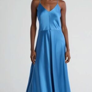 NWT Vince Satin Slipdress in Pool Size XS
